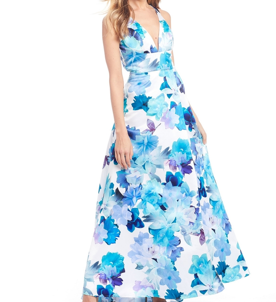 Jump Floral Print Gown size 5/6